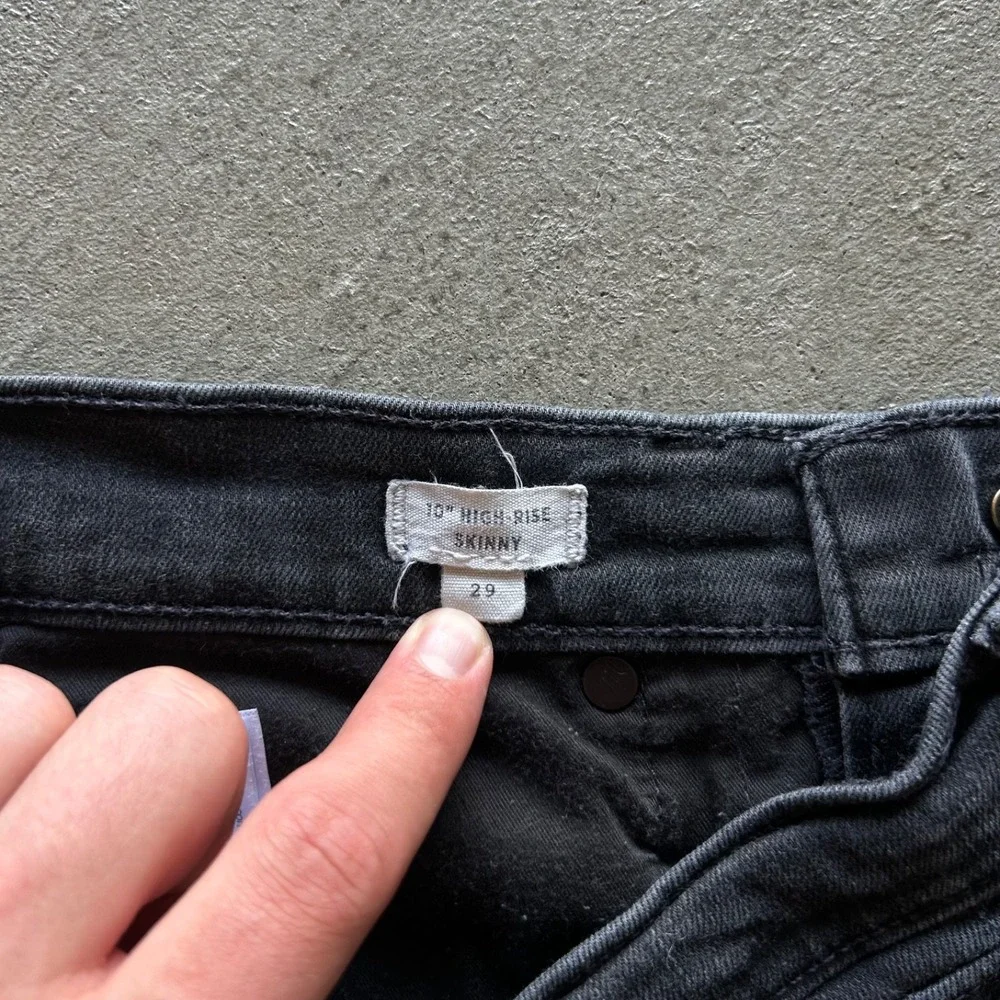 Madewell Jeans Womens Size 29 Black 10